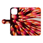 つむぎのHANABI 1 Book-Style Smartphone Case:Opened (outside)