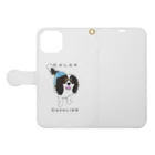 I Love Dog 0467のColorCavalier Book-Style Smartphone Case:Opened (outside)