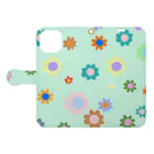 Ayumiの💛VivifulFlower💛 Book-Style Smartphone Case:Opened (outside)