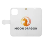 successmaniaのMOON DRAGON 手帳型スマホケースを開いた場合(外側)