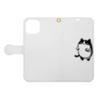 ゆるねこshopのお腹のでてる猫11 Book-Style Smartphone Case:Opened (outside)