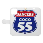 POWERSのGoGo Dancers Book-Style Smartphone Case:Opened (outside)