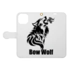 金太郎問屋のBow Wolf Book-Style Smartphone Case:Opened (outside)