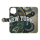 Mi-3のNew York Book-Style Smartphone Case:Opened (outside)