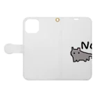 いらすとのおみせの猫　ねこ　ネコ Book-Style Smartphone Case:Opened (outside)