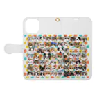 shop あこ猫犬屋のFur Friends 2 Book-Style Smartphone Case:Opened (outside)