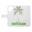 TAKU_HのSOUTHISLAND Book-Style Smartphone Case:Opened (outside)