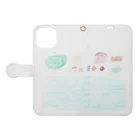 atelier_lapislazuliの夏 Book-Style Smartphone Case:Opened (outside)