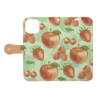 St.MariaのiPhone手帳型【Dem】 Book-Style Smartphone Case:Opened (outside)