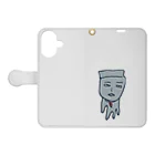 月夜のひとりごとの月夜のジョン Book-Style Smartphone Case:Opened (outside)