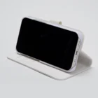 マロンとショコラの大冒険のマロンとショコラの休日リゾート Book-Style Smartphone Case :used as a stand