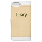 ねがねねこぎんのDiary Book-Style Smartphone Case :back