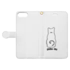 こんがり柴犬の柴犬 Book-Style Smartphone Case:Opened (outside)