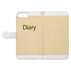 ねがねねこぎんのDiary Book-Style Smartphone Case:Opened (outside)