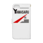 siroFのYAMASARU ケース 手帳型スマホケースの裏面