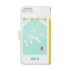 SOMORIの【iPhone 6/6s/7/8】跳満 Book-Style Smartphone Case :back