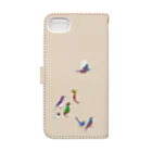 エダマメトイチのwith birds 1 Book-Style Smartphone Case :back