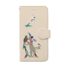 エダマメトイチのwith birds 1 Book-Style Smartphone Case