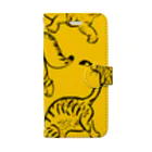 megumiillustrationのcat flow Book-Style Smartphone Case