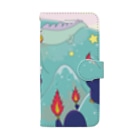 ガモさんの氷の世界（横） Book-Style Smartphone Case