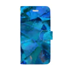Atelier HILOのParaiba Tourmaline    Morpho Blue Book-Style Smartphone Case