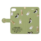 Saori  BTのiphone 6 6s 7 8 用コーギー Book-Style Smartphone Case:Opened (outside)