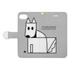 神田のTORORO Book-Style Smartphone Case:Opened (outside)