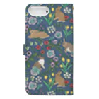 SCHINAKO'Sのうさぎさんと早春の花 Book-Style Smartphone Case :back