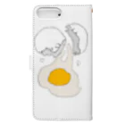 126.comの Egg broke 手帳型スマホケースの裏面