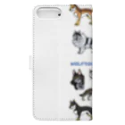 工房斑狼のWOLFDOGS Book-Style Smartphone Case :back