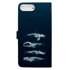 ななめやのwhalebone Book-Style Smartphone Case :back