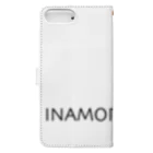 fdy.incのINAMORIANARI_BLACK Book-Style Smartphone Case :back