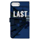 leaf【MOON】のlast night monster Book-Style Smartphone Case :back