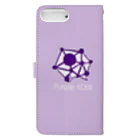 NPO法人 Purple Codeのスタッフ専用 Book-Style Smartphone Case :back