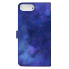 YukapasaのGalaxy Blue Book-Style Smartphone Case :back