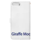 ZOOの©︎ Giraffe moon city   （Logo） Book-Style Smartphone Case :back