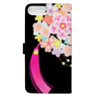 和の色彩 -wa_no_iroiro-の花かんざし02 Book-Style Smartphone Case :back