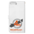 rescue4thの自然災害レスキュー　RESCUE4th Book-Style Smartphone Case :back