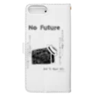 GOD TV MEAT OIL'S brand SUZURI内空中店舗のNo Future(ソフト) Book-Style Smartphone Case :back