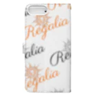 REGALIAのRegalia モノグラム Book-Style Smartphone Case :back