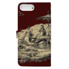 J. Jeffery Print Galleryのトワルドジュイ Toile de Jouy Book-Style Smartphone Case :back