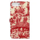 J. Jeffery Print Galleryのトワルドジュイ Toile de Jouy 手帳型スマホケースの裏面