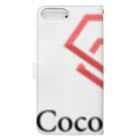 CocoLinksのCocoLinksロゴグッズ 手帳型スマホケースの裏面