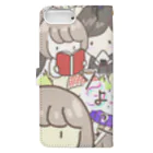 tateto.のぼぶちゃんせっとちゃんがいっぱい Book-Style Smartphone Case :back