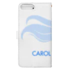 CAROL_GamingのCarolGaming(Blue) Book-Style Smartphone Case :back