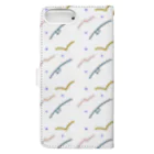 night_flightのはねる_white Book-Style Smartphone Case :back