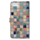 Tile and Lifestyle♤のモザイクタイル♪ Book-Style Smartphone Case :back