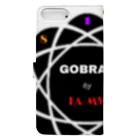 LA・MW（ラ・ムー）のフラワームー6 Book-Style Smartphone Case :back