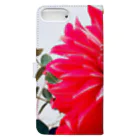 Flower-Flowerのダリア Book-Style Smartphone Case :back