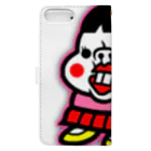 福ハナ夫（フクハナ商店）公式のProtruding teeth Book-Style Smartphone Case :back